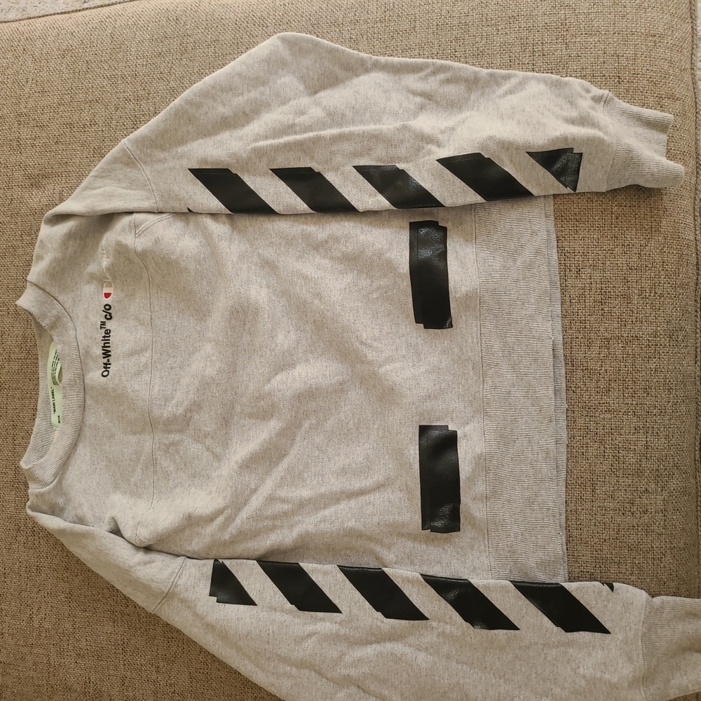 Off-White Main Label Sweatshirt Champion Collaboration